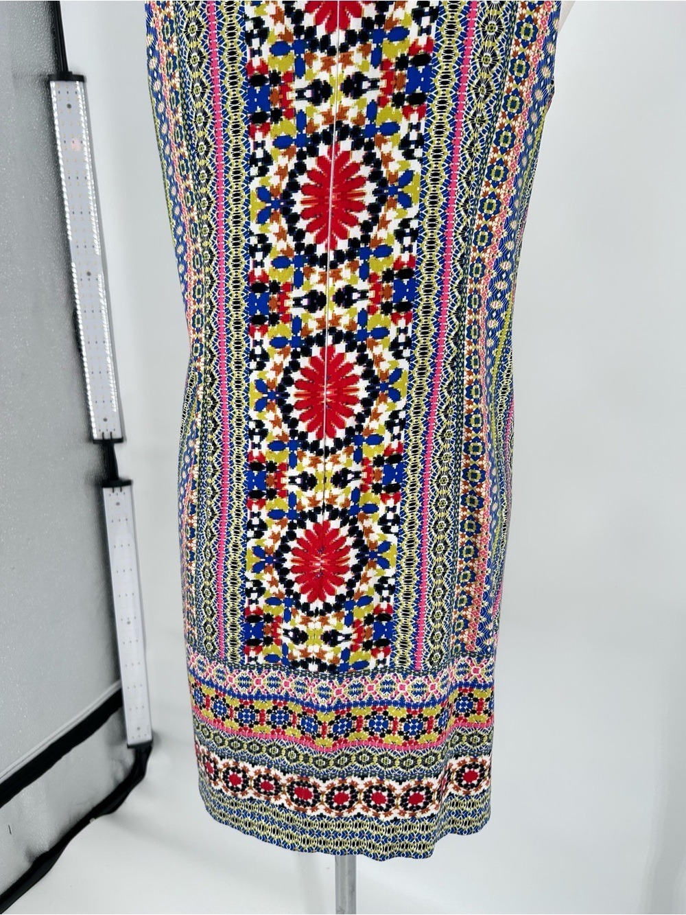 London Times Sleeveless Medallion Mosaic Print Dress Medium - Picture 10 of 12